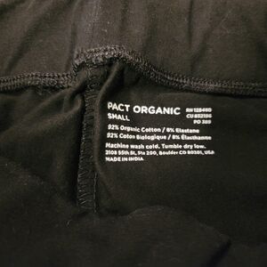 PACT Organic Women's Black Leggings